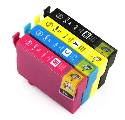 E- 603XL Pack of 4 Compatible Ink Cartridges XP-2100,2105,3100,3105,4100,4105 - Image 1 of 3