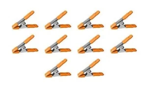 Tether Tools Rock Solid 1" A Spring Pony Clamp - Silver 10 Pack Tempered Steel - Picture 1 of 2