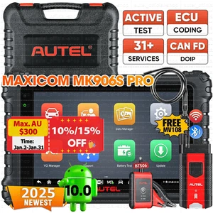 Autel MaxiCOM MK906S ECU PRO Coding Diagnostic Active Test Scanner CANFD DOIP AU - Picture 1 of 16