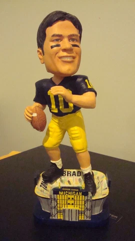 TOM BRADY Legends of the Big House Bobblehead Michigan Wolverines Football Cover