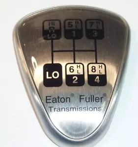 OEM EATON Fuller 13 speed transmission shift knob medallion Pattern 5586113 - Foto 1 di 1