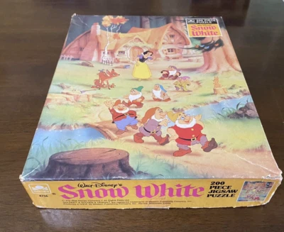 Vintage 200 piezas. Rompecabezas Golden Disney Blancanieves y los 7 enanitos Foto 1 de 4