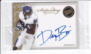 2010 Presseausweis Samstag Authentics DEZMON BRISCOE Bengals AUTO UNGEÖFFNET! - Bild 1 von 2