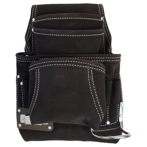 CLC 633X 10 pocket Suede Leather Tool and Fastener Pouch Black - Image 1 of 1