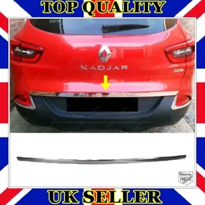 Tronco trasero cromado borde inferior acero s acero para renault kadjar 2015 en adelante - Imagen 1 de 9
