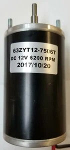 EIN NEUER 63ZYT12-7506T DC 12V 6200 RPM MOTOR SERVO POWERWINCH CNC +! C - Bild 1 von 2