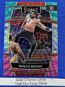 2022 #56 Roman Reigns Panini Select WWE RAW Concourse Level Tri Color Prizm - Imagen 1 de 2