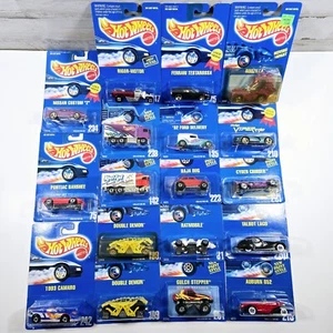 Hot Wheels Lot 18 Blue Cards 1991 Neu Diecast Autos Vintage - Bild 1 von 18