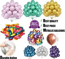 WHOLESALE BALLOONS 1-5000 METALLIC LATEX PEARL CHROME BULK PRICE JOBLOT BIRTHDAY