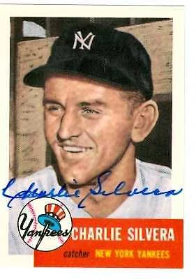 Charlie Silvera autographed Baseball Card (Yankees) 1953 Topps Archive #242 - Image 1 of 1