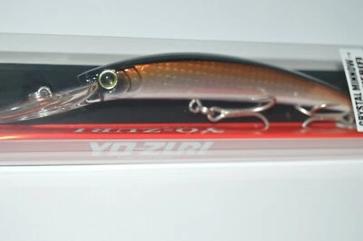 yo zuri crystal minnow deep diver floatin 4 3/8" 9/16oz r1135-hrsn bronze shiner - Image 1 of 4