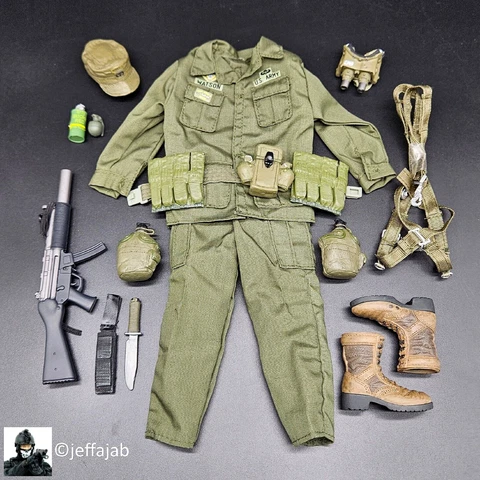 1:6 Ultimate Soldier Modern 75th Ranger Recon Uniform Set 12" GI Joe Dragon Cover