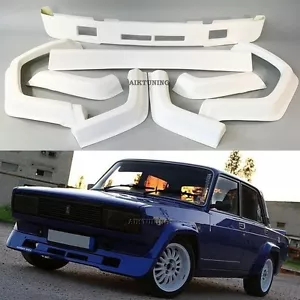 Rally Rallycross Bodykit Front Rear Spoilers Fenders (Fits VAZ LADA 2105 VFTS) - Picture 1 of 8
