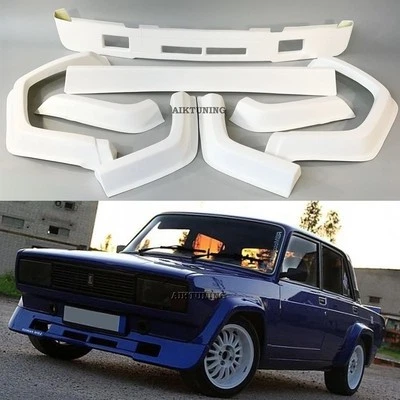 Rally Rallycross Bodykit Front Rear Spoilers Fenders (Fits VAZ LADA 2105 VFTS) - Imagen 1 de 4
