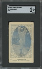 1922 NEILSON'S CHOCOLATE JESSE HAINES 103 POOR V61 TYPE 1 SGC 1 CARDINALS