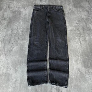 Vintage Y2K Faded Black Grunge Opium Carti Denim Jeans - Picture 1 of 3