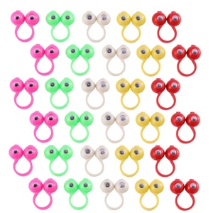 50 Pcs Halloween Party Toy 50pcs Set Eye Ring Child Finger Puppets - Picture 1 of 12