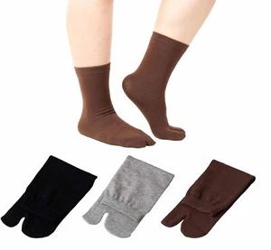 3 Pairs Flip Flop Socks Tabi Split Toe Socks Elastic Cotton Socks for Men Wom... - Picture 1 of 7