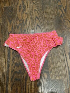 Sporlike Bikini Badeanzug Badeanzug Unterteil L Tunnel Schwimmhose Pink Animal - Bild 1 von 4