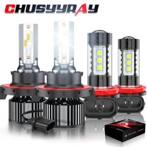 For Mini Cooper Countryman 2011-16 LED Headlight Hi/Lo Beam+Fog Light Bulbs Kit - Picture 1 of 16
