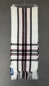 Charter Club Multicolor Soft Warm Woven Scarf 60 x 13 in Fringes Academia Cozy - Picture 1 of 9