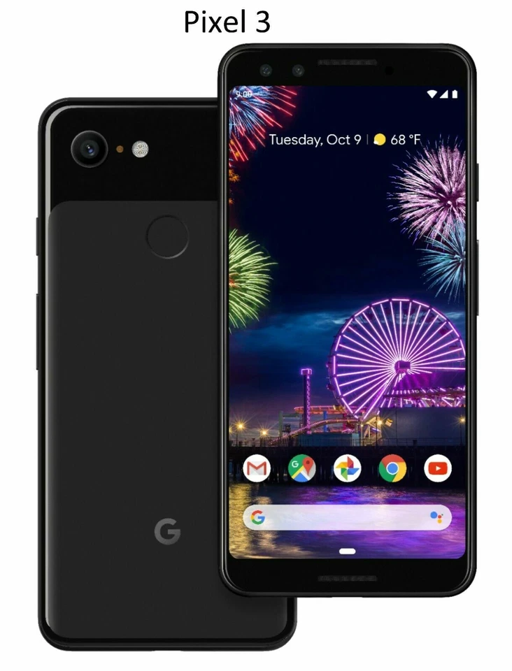 Google Pixel 3 - 128 GB - Just Black (Unlocked)