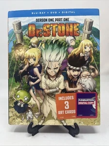 Dr. Stone Season 1 Part 1 Blu-Ray + DVD + Digital - Imagen 1 de 5