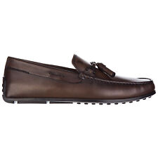 Tod's moccasins men double t XXM0VH0S430D9CS801 Cacao leather shoes loafer