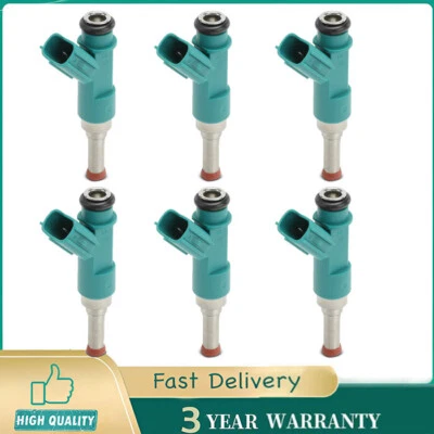 6x 232090P010 Inyectores de combustible para Toyota Sienna 2012 2013 2014 2015 2016 3,5 L V6 Foto 1 de 4