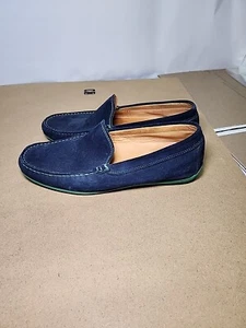 Austen Heller mocassini Penny mocassino da guida blu scarpe scamosciate 8,5 - Foto 1 di 8