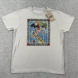 Bacardi Shirt Extra Large XL Beige 150 Year Edition Short Sleeve Logo Top Mens - Picture 1 of 14