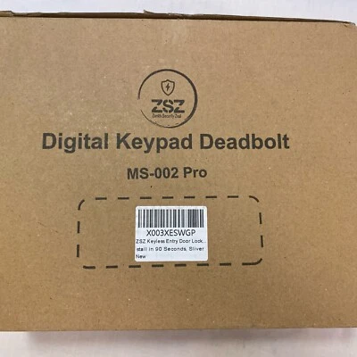 Smart Door Lock Zenith Security Seal ZSZ Digital Keypad Deadbolt  - Image 1 of 4