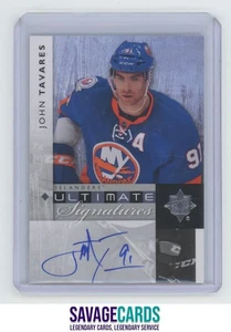 2011-12 UD Ultimate Coll. Signatures John Tavares #US-JT New York Islanders - Picture 1 of 3