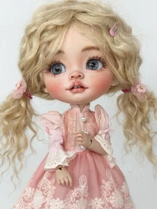 BJD Doll, Qbaby, OOAK, Custom, Blythe, 26 cm - Bild 1 von 9