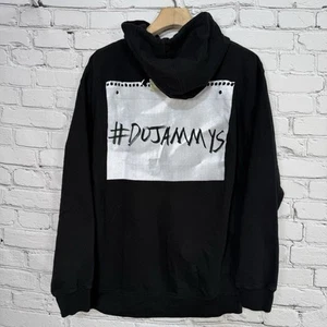 Doja Cat Hoodie L Black Tour Merch Double Sided Sweatshirt #DOJAMMYS Streetwear - Picture 1 of 15