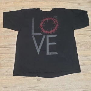 Not of This World Shirt Mens 2XL Black Love Crown of Thorns John 15:13 Christian - Picture 1 of 11