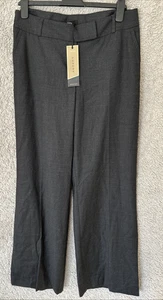 Marks & Spencer luxuriöse anthrazitgraue formelle Damenhose Wollmischung 14 NEU - Bild 1 von 12