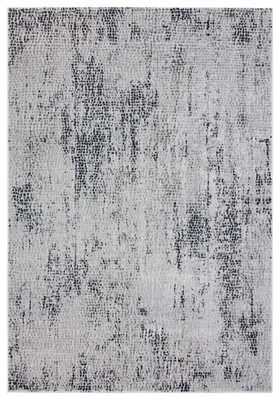2x3 United Weavers Grey Abstract Streaks Door Mat 2610 20372 - Aprx 1' 11" x 3' - Image 1 of 2