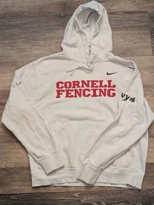 Sudadera con capucha de esgrima vintage Nike Team Cornell University talla mediana - Imagen 1 de 10