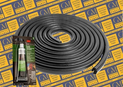 1942-1953 Buick Cadillac Chevy Olds Pontiac Trunk Weatherstrip Seal Kit USA Made - Image 1 of 2