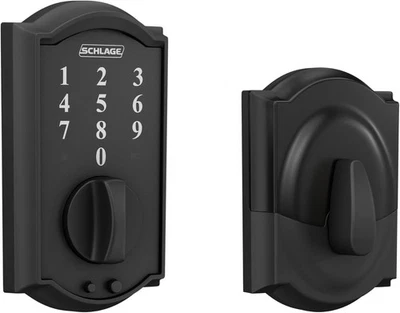 Schlage Be375 CAM 622 Touch Camelot Deadbolt, Electronic Keyless Entry Lock - Image 1 of 4