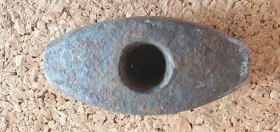 ANTIQUE Solid 2 lb Hammer Head RARE Old Blacksmith Stonemason Tool - Image 1 of 4