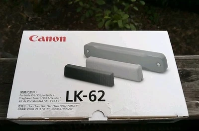 Paquete de kit de batería recargable de iones de litio Canon LK-62 nuevo (caja abierta) Pixus IP110 Foto 1 de 4