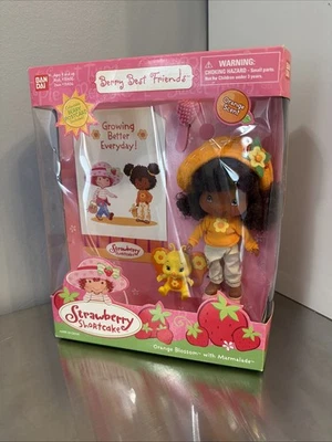NUEVO 2002 Bandai Fresa Shortcake Berry Best Friends Mermelada Flor de Azahar Foto 1 de 2
