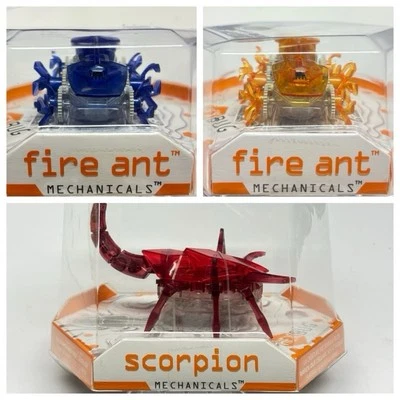 HEXBUG BUNDLE - Scorpion RED - Fire Ants Blue & Orange Mechanical Robotics - NIB - Image 1 of 4