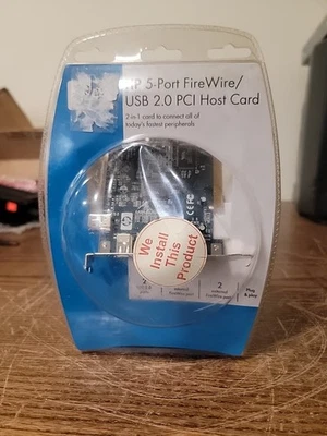 HP✨5-Port FireWire/USB 2.0 ✨PCI Host Card - Image 1 of 3