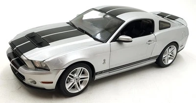 Greenlight 1/18 Scale Diecast 13673 - 2011 Shelby GT500 - Silver/Black - Image 1 of 4