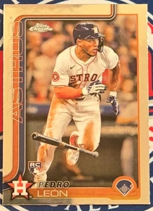 2025 Topps Chrome - Pedro Leon #97 (RC) - ASTROS - Bild 1 von 3