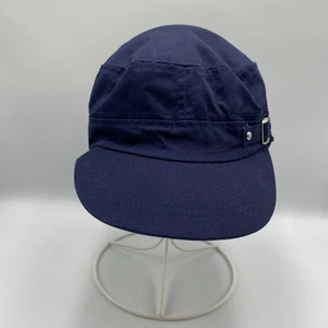 Damenmütze Cabbie Zeitungsjunge Schnalle verstellbar Kappe blau - Bild 1 von 5