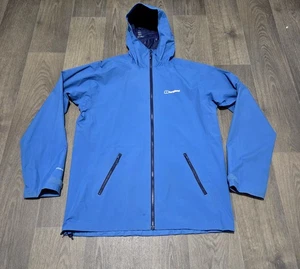 Berghaus " Hydroshell Hooded Waterproof" Jacke - Herren Large - Blau - Neu - Bild 1 von 9